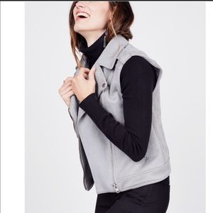Philosophy Gray Moto Vest